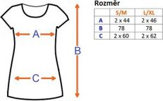 Těhotenské tričko/tunika - KVĚTY do lososové - Be MaaMaa  velikost L/XL - obrázek 3