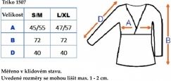 Těhotenské i kojící tričko - RUKÁV 3/4 DÉLKA grafit - Be MaaMaa  velikost L/XL - obrázek 3