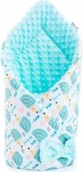 Zavinovačka oboustranná - JEŽEČEK mátový/MINKY mátová - NewBaby - obrázek 2