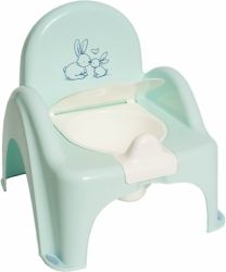 Nočník dětský plastový - ŽIDLIČKA BUNNY mátový - Tega - obrázek 1