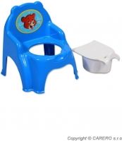 Nočník dětský plastový - ŽIDLIČKA BUNNY světle růžový - Tega - obrázek 3