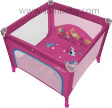 Ohrádka dětská Baby Desing - JOY 08 růžová - 90x90cm - obrázek 1