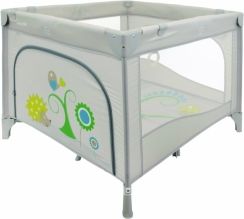 Ohrádka dětská skládací - JEŽEK šedá - BabyMix - obrázek 1