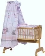 Nebesa do koše a kolébky bavlna - PUPIS hrošíci s růžovou - Scarlett - obrázek 2