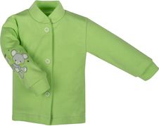 Kabátek kojenecký bavlna - MOUSE ARTIST zelený - vel.50 - obrázek 1
