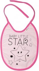Bryndák dětský s fólií - LITTLE STAR růžový - střední zavazovací - obrázek 1