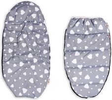 Fusak MAXI s Minky - FLOWERS barevný se šedou - BabyNellys - obrázek 5