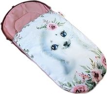 Dětský fusak Velvet - WINTER LUXURY lachtan s pudrově růžovou - BabyNellys - obrázek 1