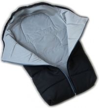 Dětský fusak Velvet - ARTIC LUX grafit - BabyNellys - obrázek 4