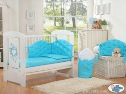 Rychlozavinovačka bavlna s výztuží - CHIC SRDCE tyrkysová - MySweet Baby - obrázek 2