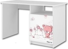Dětský psací stůl Disney - MEDVÍDEK STYDLÍN s růžovou norská borovice - BabyBoo - obrázek 1