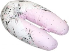 Polštář kojící relaxační - MEDVÍDEK KOALA s růžovou - BabyNellys - obrázek 1