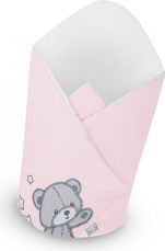 Zavinovačka pro miminko bavlna - TEDDY BEAR růžová - Belisima varianta bez výztuže - obrázek 1