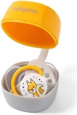 Dudlík silikonový zkosený Babyonol 2ks - NATURAL NURSING žlutý - 3-6měs. - obrázek 4
