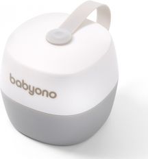 Pouzdro na dudlík - NATURAL NURSING bílo-šedé - BabyOno - obrázek 1