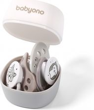 Pouzdro na dudlík - NATURAL NURSING bílo-šedé - BabyOno - obrázek 2