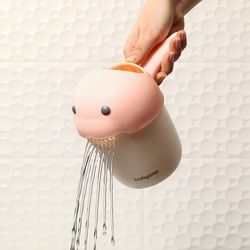 Dětský hrníček ke koupání a mytí vlasů - WHALE bílo-modrý - BabyOno - obrázek 3
