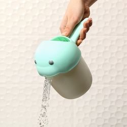 Dětský hrníček ke koupání a mytí vlasů - WHALE bílo-mátový - BabyOno - obrázek 2