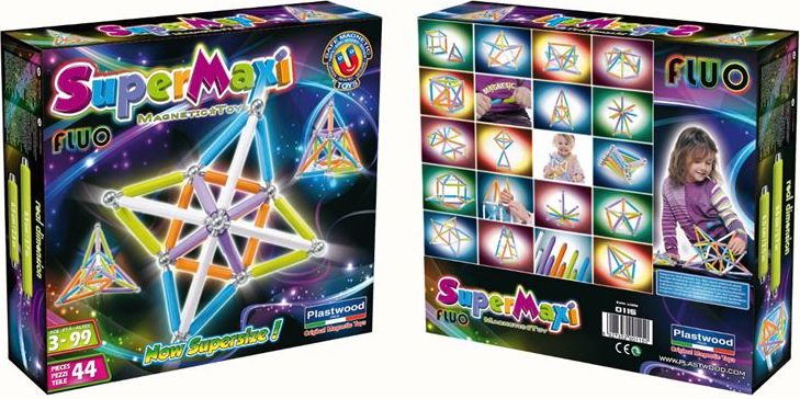 Fluoreskující magnetická stavebnice - obrázek 1