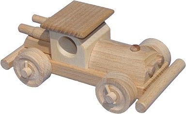 Dřevěné hračky - auto bugatka - obrázek 1