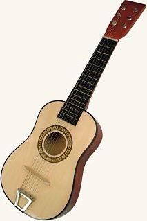 Dětská dřevěná kytara - obrázek 1