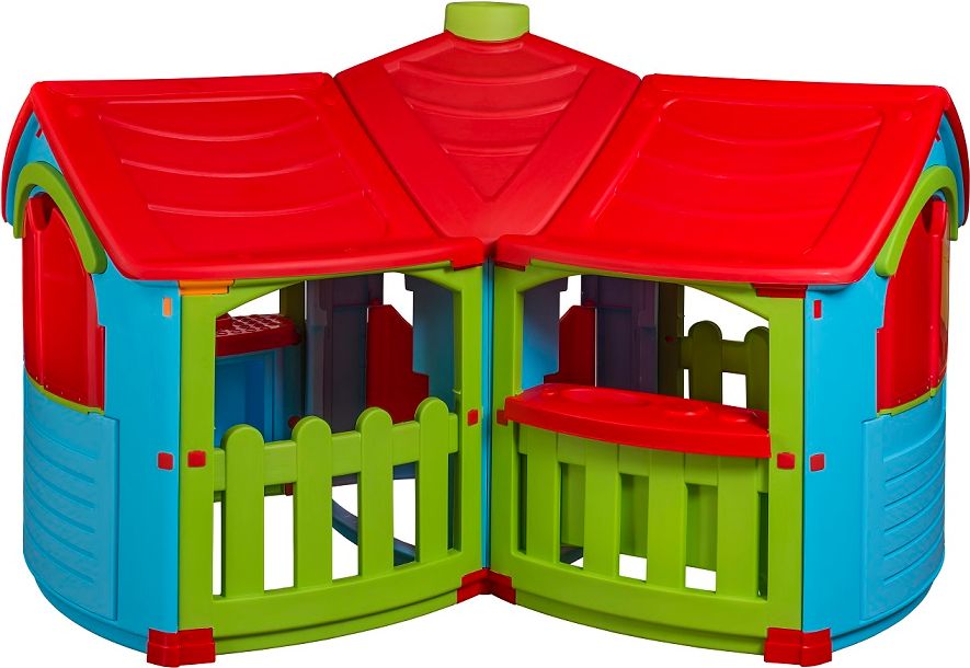 Domeček na zahradu pro děti - velký dvojdomek - obrázek 1