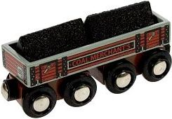 Vagon pro dřevěné vláčkodáhy - vagon s uhlím - obrázek 1