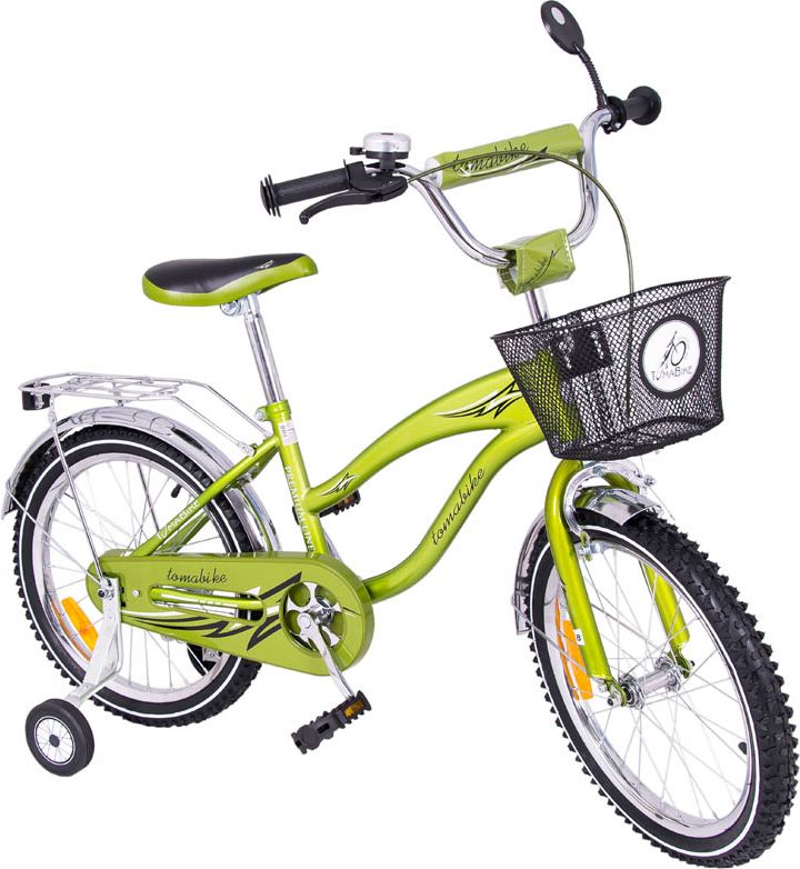 Dětské kolo Elgrom Exclusive 18" - zelené - obrázek 1