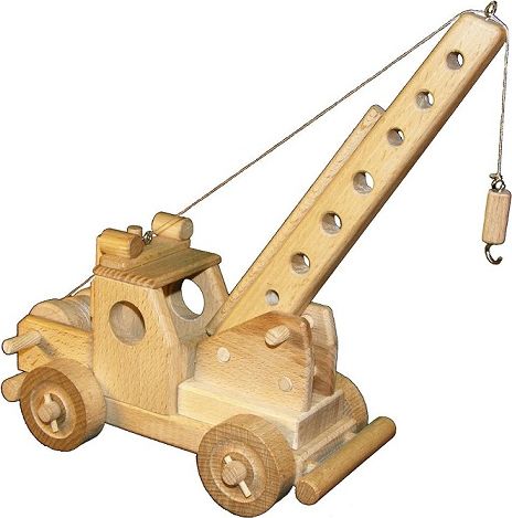 Dřevěné hračky - jeřáb - obrázek 1
