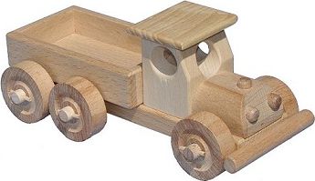 Dřevěné hračky - auto nákladní s korbou - obrázek 1