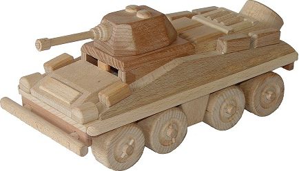 Dřevěné hračky - obrněný transportér - obrázek 1