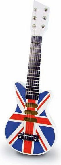 Dětská dřevěná kytara 52 cm - britská - obrázek 1