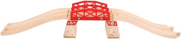 Dřevěné vláčky - BJ Dvojitý most s nadjezdy - obrázek 1