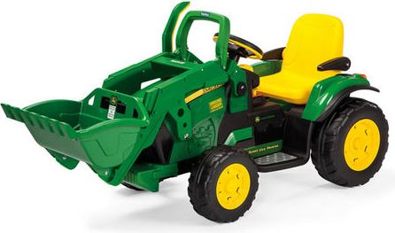 Elektrický traktor John Deere s nakladačem - obrázek 1