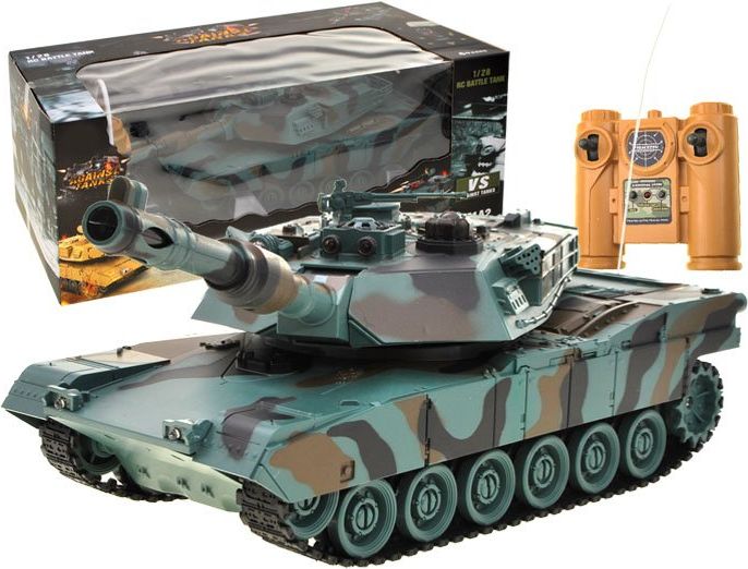 RC Tank 37 cm - lesní maskování - obrázek 1