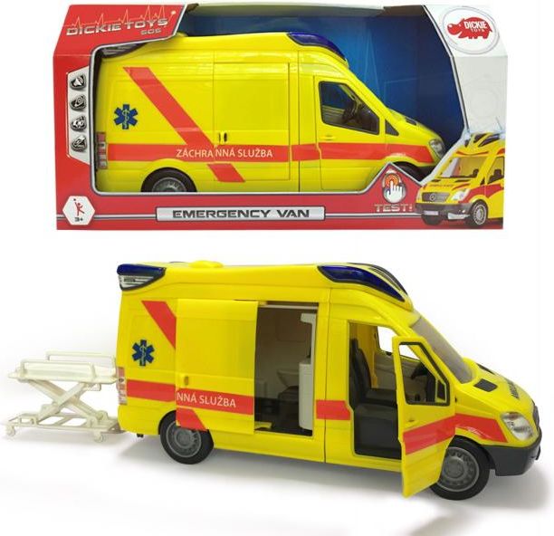 Dětské auto sanitka - 34 cm - obrázek 1
