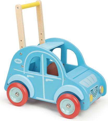 Dětské dřevěné chodítko autíčko - obrázek 1