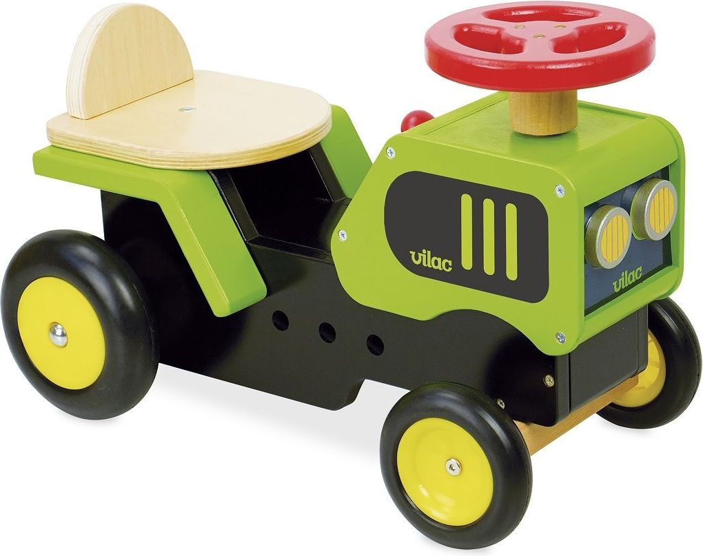 Dětské dřevěné chodítko - traktor - obrázek 1
