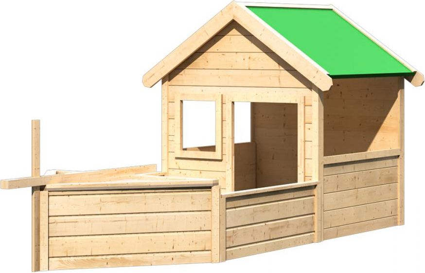 Dětský dřevěný domek LOĎ - obrázek 1