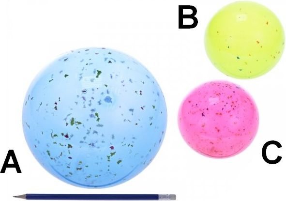 Míč 14cm 3b 10m+ v síťce - obrázek 1
