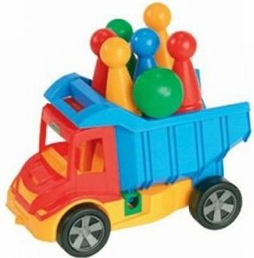 Auto multitruck s kuželkami plast 37cm asst 2 barvy od 12 měsíců Wader - obrázek 1