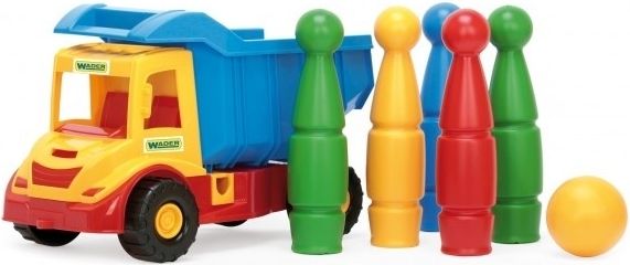 Auto multitruck s kuželkami plast 37cm asst 2 barvy od 12 měsíců Wader - obrázek 2