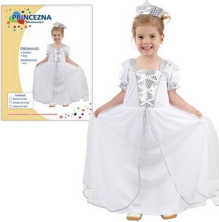Šaty na karneval - Princezna, 92-104 cm - obrázek 2