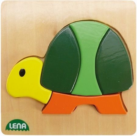 Lena 32063 - Dřevěné puzzle Želva - obrázek 1