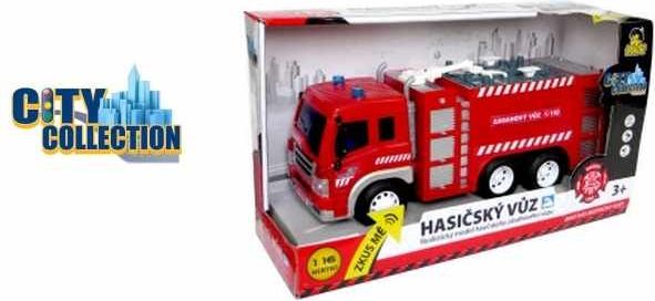 MaDe Požární auto 27 cm - výsuvný žebřík - obrázek 2