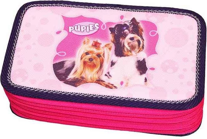 EMIPO Školní penál 3-patra PUPIES PLNĚNÝ - obrázek 1