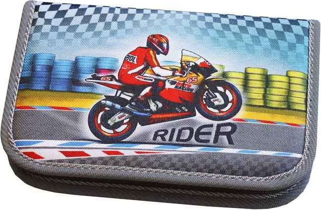 EMIPO Školní penál 1-klopa RIDER PRÁZDNÝ - obrázek 1