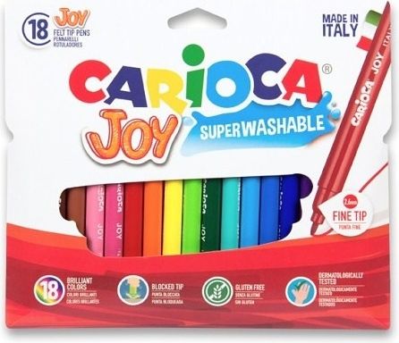 Carioca Dětské fixy 40555 Joy 18 ks - obrázek 1