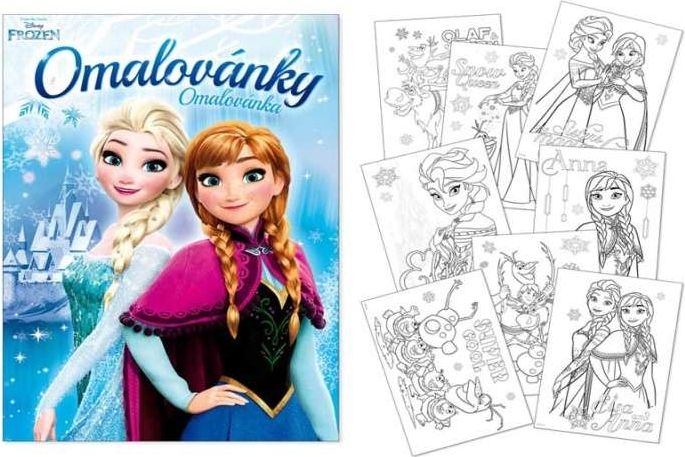 MFP Omalovánky A4 Disney Frozen - obrázek 1