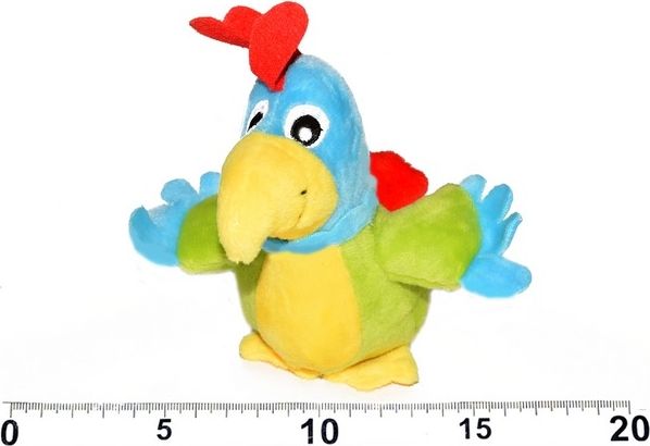 Wiky Plyšový papoušek Wiktor 12cm - obrázek 1